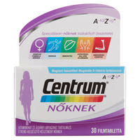 Centrum Nőknek vitaminokat, ásványi anyagokat tartalmazó étrend-kiegészítő filmtabletta