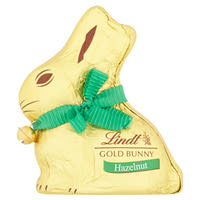 Lindt Gold Bunny alpesi tejcsokolÃ¡dÃ© mogyorÃ³darabokkal 100 g
