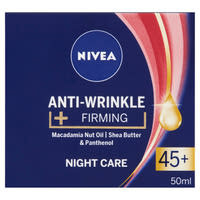 NIVEA Anti Wrinkle 45+ Ã©jszakai arckrÃ©m