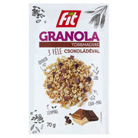 Fit többmagvas granola 3 féle csokoládéval