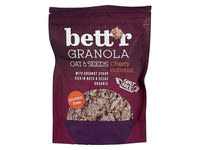 Bett'r Bio granola gluténmentes zabból, cseresznyével, kókusszal és magvakkal