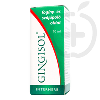 Interherb Gingisol fogÃ­ny- Ã©s szÃ¡jÃ¡polÃ³ oldat 10 ml