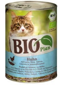 BioPlan macska konzerv adult csirke& lazac