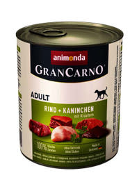 Gran Carno kutya konzerv adult marha&nyúl