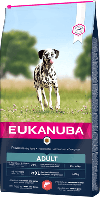 Eukanuba Large Breeds száraz kutyaeledel adult lazac