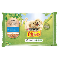 Friskies Vitafit kutya tasak MP junior csirke&sárgarépa 4x100g