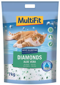 MultiFit Diamonds Aloe Vera szilikátos macskaalom