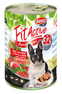 FitActive kutya konzerv marha&máj&bárány