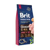 Brit Premium by Nature kutya szárazeledel large junior