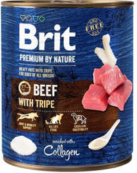 Brit Premium by Nature kutya konzerv adult marha&pacal