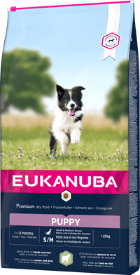 Eukanuba Small&Medium Breeds száraz kutyaeledel puppy bárány&rizs