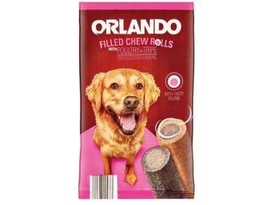 Chewrolls kutya snack töltött szárnyassal és pacallal