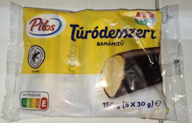 Pilos túródesszert 5x30 g banános, 150 g