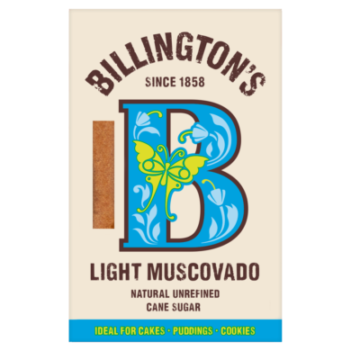 Billington's világos Muscovado nádcukor 500g