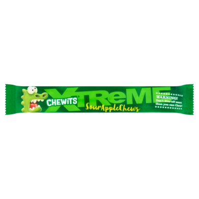 Chewits Extrém savanyú almás olvadó rágóbonbon 34g