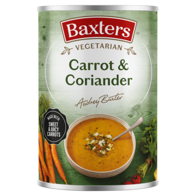 Baxters vegetáriánus répás-korianderes leves 400g