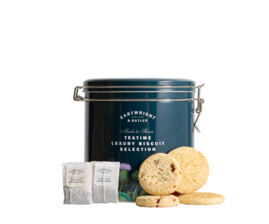 C&B Teatime tea és keksz válogatás, kerek 580g