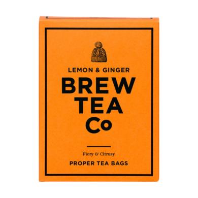 BrewTeaCo Citrom-Gyömbér gyümölcstea 15 filter 52g