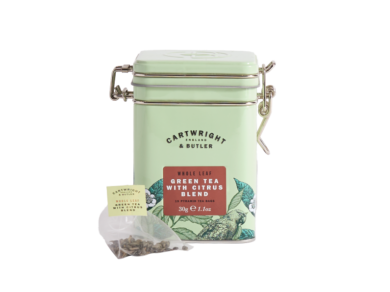 C&B Zöld tea Citrusokkal Fémdobozos 15x2g