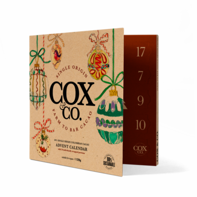 Cox&Co Adventi naptár 60%-os étcsokoládéval 120g
