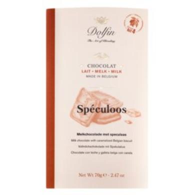 Dolfin Tejcsokoládé Speculoos keksszel 70g