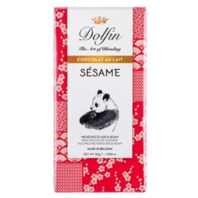 Dolfin Tejcsokoládé pirított szezámmaggal 30g
