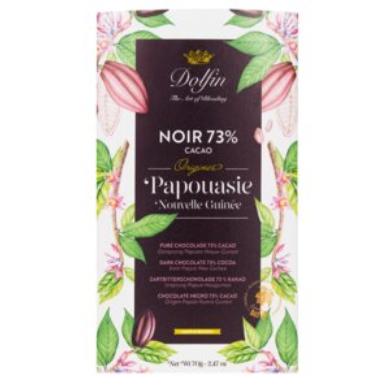 Dolfin 73%-os étcsokoládé Pápua Új-Guinea 70g
