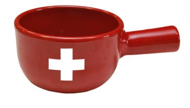 Heidi svájci mintás mini kerámia tál 12cm átmérőjű