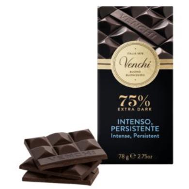 Venchi 75%-os étcsokoládé 78g