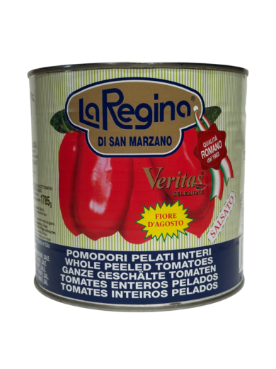 LaRegina hámozott, egész San Marzano paradicsom 2,55kg