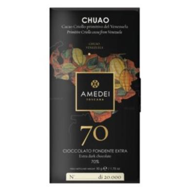 Amedei I Neri Chuao 70%-os étcsokoládé 50g