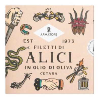Armatore Szardellafilé olívaolajban 90g