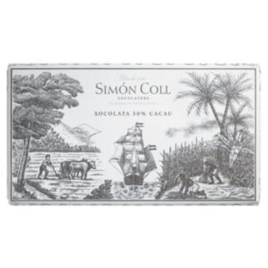 Simón Coll 50%-os étcsokoládé 200g