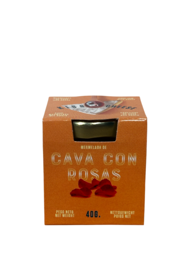 KissCheese Cava lekvár rózsával 40g