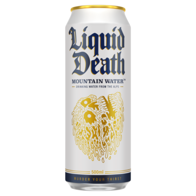 LiquidDeath szénsavmentes hegyi víz 500ml