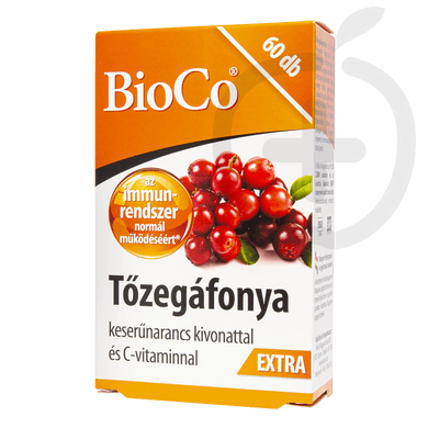 BioCo Tőzegáfonya Extra tabletta