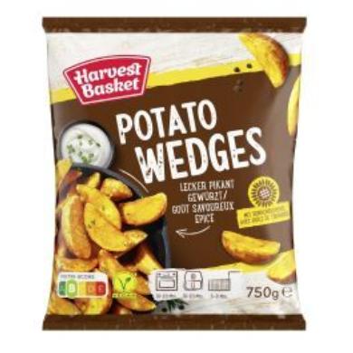 Harvest basket Burgonyahasábok fűszerpanírban, gyorsfagyasztott 750 g