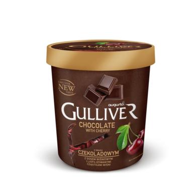 Augusto gulliver Poharas jégkrém, csokoládés-meggyes, 460 ml