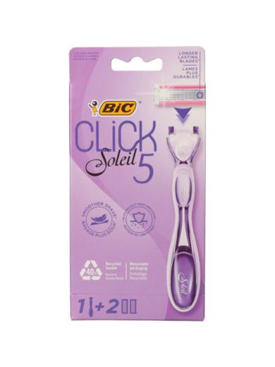 Bic Soleil Click5 borotva készülék + 2 db betét, 5 pengés