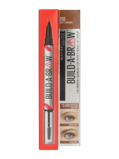 Maybelline Build A Brow 2in1 szemöldökgél /255 Soft Brown