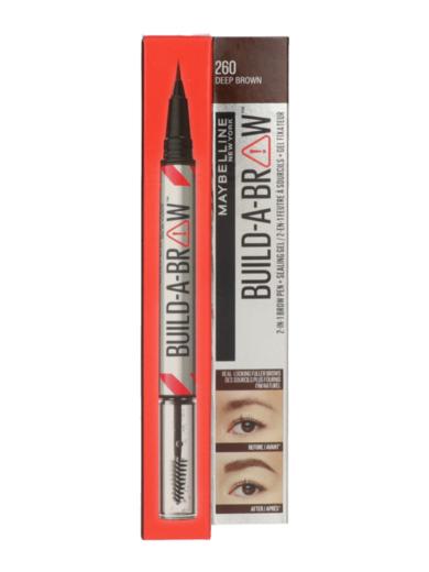 Maybelline Build A Brow 2in1 szemöldökgél /260 Dark Brown