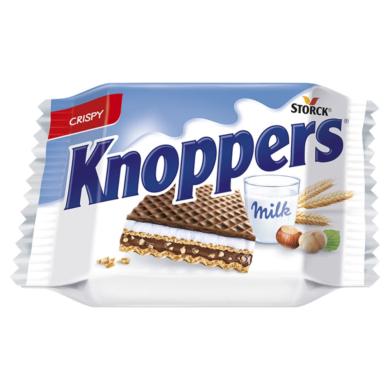 Knoppers töltött ostya kakaós tejbevonóval