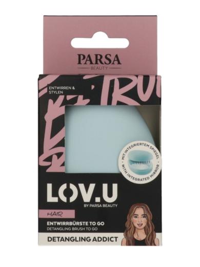 Parsa Beauty Lov.U hajbontó kefe /rózsaszín, menta