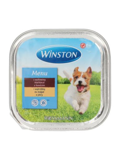 Winston Fenséges Menü alutasak kutyáknak, marhahús és máj