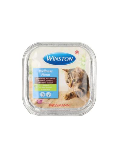 Winston Fenséges Menü alutál macskáknak, aloe vera és hús