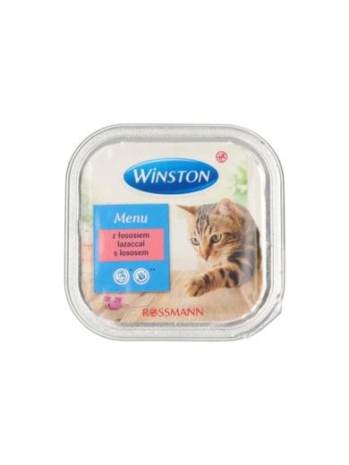Winston Fenséges Menü alutál macskáknak, lazaccal