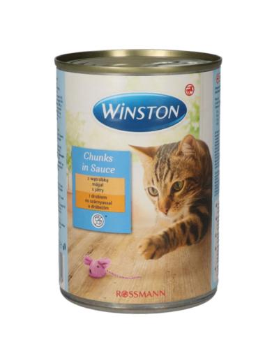 Winston konzerv macskáknak, szárnyashús és máj