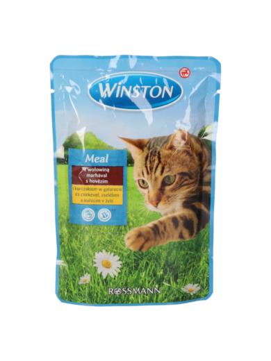 Winston marha,csirke zselében alutasak macskáknak