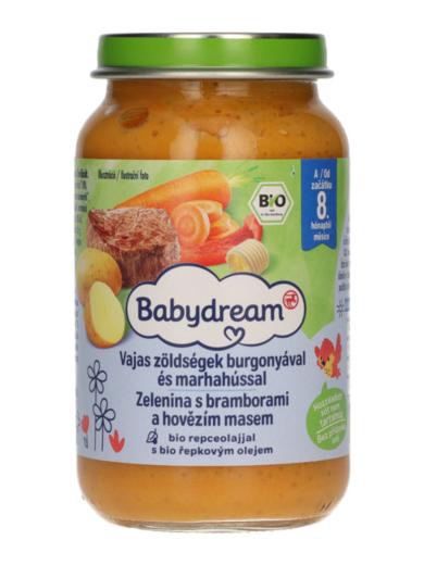 Babydream Bébiétel Vajas Zöldséges Marhahús Ízesítéssel 8 Hónapos Kortól