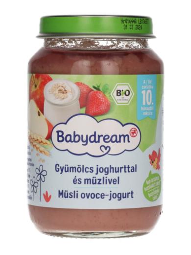 Babydream Bébiétel Gyümölcs Joghurttal Müzlivel 9H/10 Hónapos Kortól